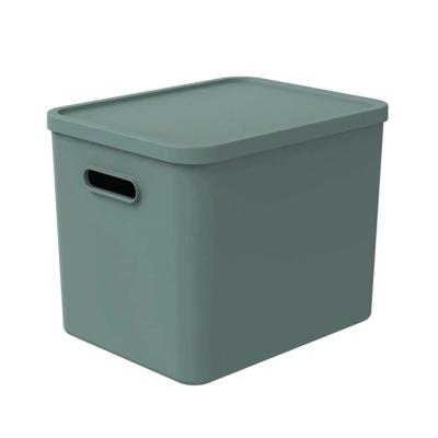Rotho albula multibox 29.5x29x37 cm 27l mistletoe groen Rotho albula multibox 29.5x29x37 cm 27l mistletoe groen