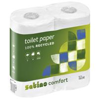 Toiletpapier Satino MT1 Comfort 2-laags 200 vel wit 062240 | 12 stuks - thumbnail