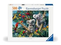 Ravensburger puzzel Koalas in de boom 500 stukjes - thumbnail