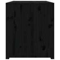 Keukenkast voor buiten 106x55x64 cm massief grenenhout zwart - thumbnail