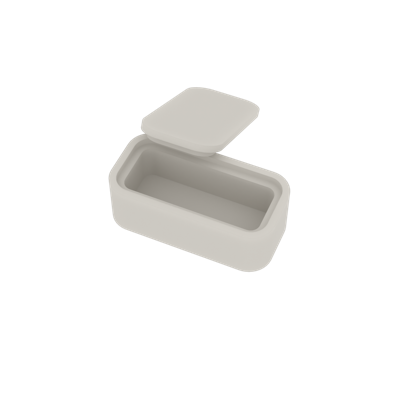 Cosmetica Opbergdoos Ideavit Solidcase 14x7x5.7 cm Solid Surface Mat Wit Ideavit Cosmetica Opbergdoos Ideavit Solidcase 14x7x5.7 cm Solid Surface Mat Wit Ideavit