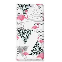 Xiaomi 11T | Xiaomi 11T Pro | Hoesje maken | Flamingo Triangle - thumbnail