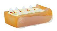 HAN CROCO 998-613 Kaartenbak Oranje, Doorschijnend Aantal kaarten (max.): 500 kaarten DIN A8 liggend Incl. 100 gelinieerd - thumbnail