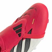 adidas Predator League FT Gras Voetbalschoenen (FG) Kids Rood Wit Zwart - thumbnail