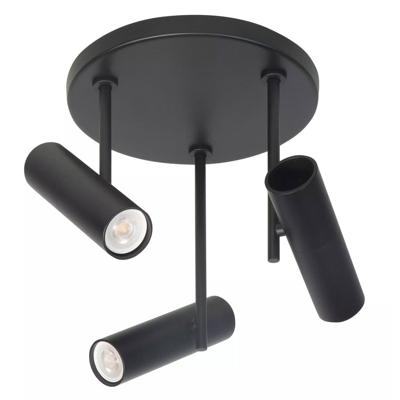 Highlight Spot Trend 3 lichts Ø 20 cm incl mini GU10 zwart