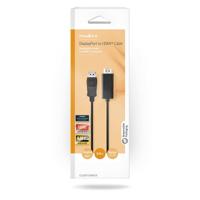 DisplayPort-Kabel | DisplayPort Male | HDMI© Connector | 4K@30Hz | Vernikkeld | 3.00 m | Rond | PV - thumbnail