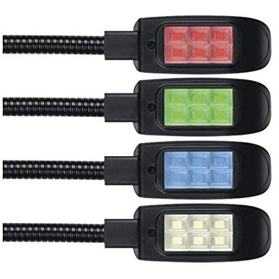 Showtec Gooselight XLR 4p RGBW LED zwanenhals lamp 45cm Showtec Gooselight XLR 4p RGBW LED zwanenhals lamp 45cm