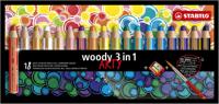 Kleurpotlood stabilo 880 woody 3 in 1 arty 18st | 2 stuks - thumbnail