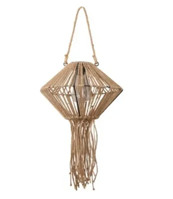 Decostar Hanglamp Solar LED ruit 20 cm naturel