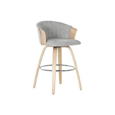 Kruk Home ESPRIT Grijs Hout 58 x 56 x 86 cm