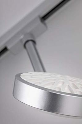 Paulmann URail Discus 230V-railsysteem lamp URail LED vast ingebouwd 5 W LED Chroom (mat), Chroom Paulmann URail Discus 230V-railsysteem lamp URail LED vast ingebouwd 5 W LED Chroom (mat), Chroom