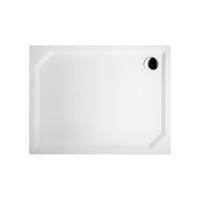 Douchebak Marmer Sapho Sara 90x70x4 cm Rechthoek Wit Sapho - thumbnail