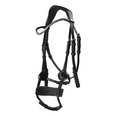 QHP QCross Sedna hoofdstel zwart maat:cob
