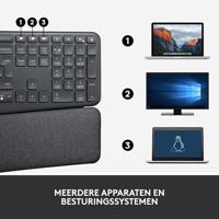 Logitech K860 ERGO Keyboard toetsenbord - thumbnail