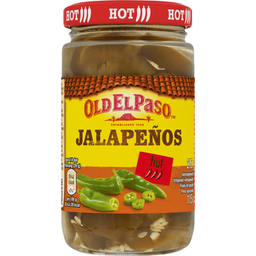 Old El Paso Sliced Jalapenos Hot 215g bij Jumbo