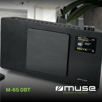 Muse M-65DBT - Microsysteem met DAB+, CD, USB en bluetooth, zwart Muse M-65DBT - Microsysteem met DAB+, CD, USB en bluetooth, zwart