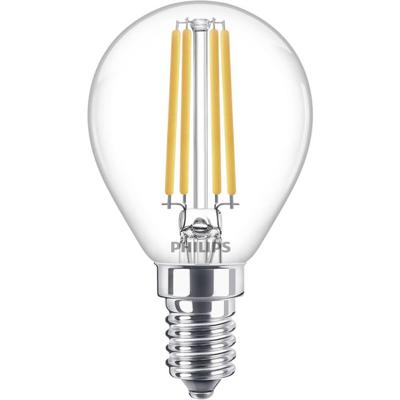 Philips LED kogel E14 6,5-60W 2700K filament helder blister - 5101531