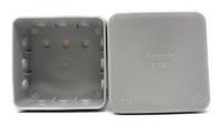 F-Tronic E125 Aftakkast (l x b x h) 75 x 75 x 40 mm Lichtgrijs IP54 10 stuk(s) - thumbnail