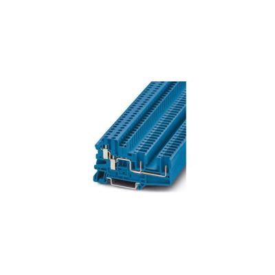 Phoenix Contact 3060306 Doorgangsklem 6.2 mm Schroeven Blauw 50 stuk(s)