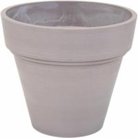 Pot - MEGA COLLECTIES - Ecostone Plantenbak - Ø 41 cm - H 35 cm - Taupe - thumbnail
