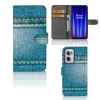 OnePlus Nord CE 2 | Wallet Case | met Pasjes | Jeans - thumbnail