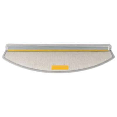 VidaXL Trapmatten 10 st 65x24x4 cm lichtgrijs halfrond groot VidaXL Trapmatten 10 st 65x24x4 cm lichtgrijs halfrond groot