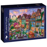 Amusement Park in the City Puzzel 1000 Stukjes - thumbnail
