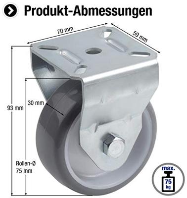 Metafranc Bokwiel 75Mm Pu W - WU0802910
