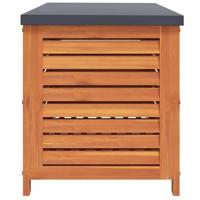 Tuinbox 90x48x55 cm massief eucalyptushout - thumbnail