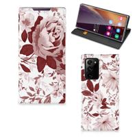 Bookcase Samsung Galaxy Note 20 Ultra Watercolor Flowers - thumbnail