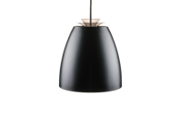 SG Hanglamp Bell maxi zwart met goudkleurige binnenkant met LED lamp 15W 840 lumen - thumbnail
