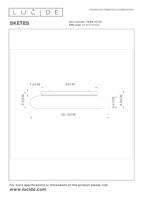 Lucide SKETES - Plafonnière - Ø 35,2 cm - LED Dimb. - CCT - 1x18W 2700K/5000K - Transparant - thumbnail