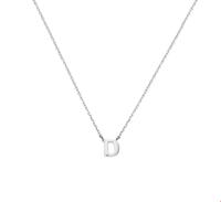 TFT Zilveren Ketting Letter D 1,1 mm x 41-45 cm - thumbnail