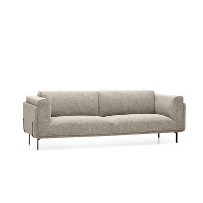 3-Zitsbank Fiji Lichtbruin Stof 3-Zitsbank Fiji Lichtbruin Stof
