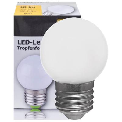 LED lamp E27 warm wit 2700K 1 Watt 48 lumen feestverlichting