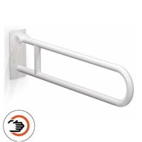 Eco Care Opklapbare muursteun 600 mm rvs-wit - thumbnail