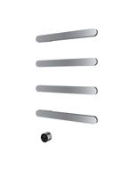 Hotbath &MORE set van 4 rails RASS50 SOFT SQUARE 50 cm met separate schakelaar en inbouw element Chroom (RASS50-4CR) - thumbnail