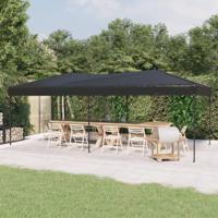 Partytent inklapbaar 3x6 m antracietkleurig - thumbnail