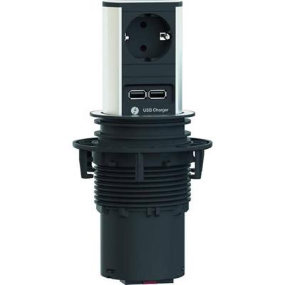 Bachmann 928017 Bureauaansluitstrip RVS 1 stuk(s)