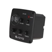JOYO JE-303 Guitar Pickup 3-Band EQ Voorversterker Pickup Equalizer met Tuning Functie(Zwart) - thumbnail