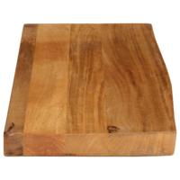 Tafelblad met natuurlijke rand 90x30x3,8 cm massief mangohout - thumbnail