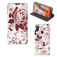 Bookcase Samsung Galaxy M11 | A11 Watercolor Flowers - thumbnail