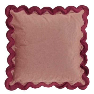 Unique Living kussen sophia 45 x 45 cm oudroze