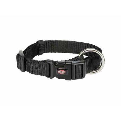 Hondenhalsband Trixie New Premium Zwart S/M 30-45 cm