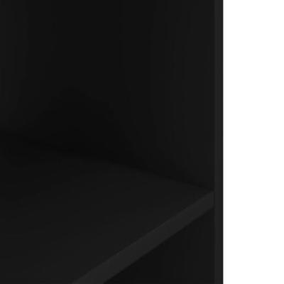 Aquariumstandaard 100x40x60 cm bewerkt hout zwart - thumbnail