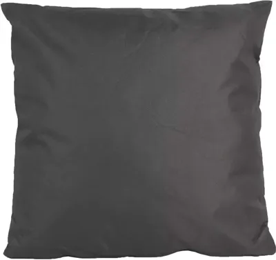 Anna's Collection buitenkussen vierkant 45x45cm antraciet