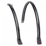 Eurofender spatbordenset 46mm 28" zonder stang zwart - thumbnail