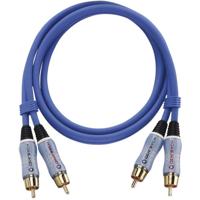 Oehlbach: BEAT! Stereo RCA Kabel 1,0m - Blauw - thumbnail