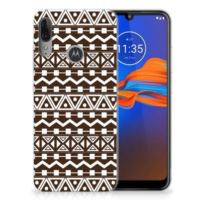 Motorola Moto E6 Plus TPU bumper Aztec Brown Motorola Moto E6 Plus TPU bumper Aztec Brown