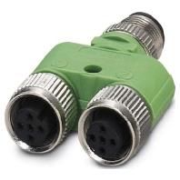 Phoenix Contact 1683455 Sensor/actuator verdeler en adapter M12 Aantal polen (sensoren): 4 Adapter, Y-vorm 5 stuk(s)
